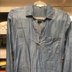 Denim long sleeve shirt